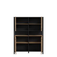 Aktenschrank >Hialeah< in Riviera Eiche - 121,3x152,3x40,2cm (BxHxT)