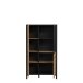 Vitrine >Hialeah< in Riviera Eiche - 86,3x152,3x40,2cm (BxHxT)