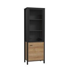 Vitrine >Hialeah< in Riviera Eiche -...