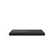 Sitzkissen >Hialeah< in Schwarz - 61,1x5x35,4cm (BxHxT)