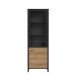 Wohnwand >Hialeah< in Riviera Eiche - 322,4x193,9x40,2cm (BxHxT)