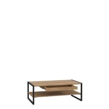 Couchtisch >Hialeah< in Riviera Eiche - 110x40x60cm (BxHxT)