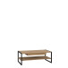 Couchtisch >Hialeah< in Riviera Eiche - 110x40x60cm (BxHxT)