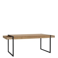 Esstisch >Hialeah< in Riviera Eiche - 166x76,9x90,2cm (BxHxT)