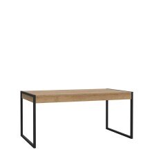 Esstisch >Hialeah< in Riviera Eiche - 166x76,9x90,2cm (BxHxT)