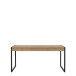 Esstisch >Hialeah< in Riviera Eiche - 166x76,9x90,2cm (BxHxT)