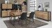 Esstisch >Hialeah< in Riviera Eiche - 166x76,9x90,2cm (BxHxT)