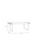 Esstisch >Hialeah< in Riviera Eiche - 166x76,9x90,2cm (BxHxT)