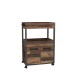 Barschrank >Hydra< in Old Wood Vintage - 60x88,5x40cm (BxHxT)