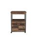 Barschrank >Hydra< in Old Wood Vintage - 60x88,5x40cm (BxHxT)