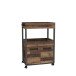 Barschrank >Hydra< in Old Wood Vintage - 60x88,5x40cm (BxHxT)