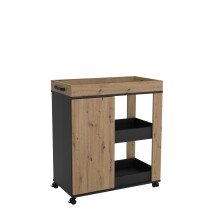 Barschrank >Hydra< in Artisan Eiche - 77,5x88,5x42cm (BxHxT)