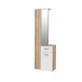 Kompaktgarderobe >Lokri< in Sonoma-Eiche - 64,2x196x34,1cm (BxHxT)