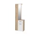 Kompaktgarderobe >Lokri< in Sonoma-Eiche - 64,2x196x34,1cm (BxHxT)