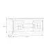 TV-Board >Kalamaria< in Waterford Eiche - 143x62,8x47cm (BxHxT)