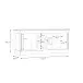 TV-Board >Kalamaria< in Waterford Eiche - 143x62,8x47cm (BxHxT)