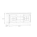 TV-Board >Kalamaria< in Waterford Eiche - 143x62,8x47cm (BxHxT)