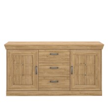 Sideboard >Kalamaria< in Waterford Eiche - 174,3x90,8x47cm (BxHxT)