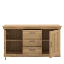 Sideboard >Kalamaria< in Waterford Eiche - 174,3x90,8x47cm (BxHxT)