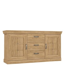 Sideboard >Kalamaria< in Waterford Eiche - 174,3x90,8x47cm (BxHxT)