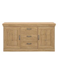 Sideboard >Kalamaria< in Waterford Eiche - 174,3x90,8x47cm (BxHxT)
