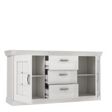 Sideboard >Kalamaria< in Schneeeiche - 174,3x90,8x47cm (BxHxT)