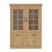 Vitrine >Kalamaria< in Waterford Eiche - 119,6x158,1x47cm (BxHxT)