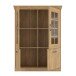 Vitrine >Kalamaria< in Waterford Eiche - 119,6x158,1x47cm (BxHxT)