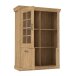 Vitrine >Kalamaria< in Waterford Eiche - 119,6x158,1x47cm (BxHxT)