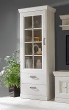 Vitrine >Kalamaria< in Schneeeiche -...
