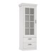Vitrine >Kalamaria< in Schneeeiche - 74,9x205,1x47cm (BxHxT)