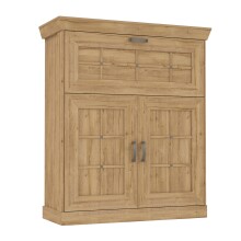 Barschrank >Kalamaria< in Waterford Eiche - 119,6x141,1x47cm (BxHxT)