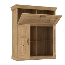 Barschrank >Kalamaria< in Waterford Eiche - 119,6x141,1x47cm (BxHxT)