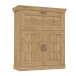 Barschrank >Kalamaria< in Waterford Eiche - 119,6x141,1x47cm (BxHxT)