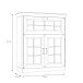 Barschrank >Kalamaria< in Waterford Eiche - 119,6x141,1x47cm (BxHxT)