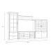 Wohnwand >Kalamaria< in  - 357,5x205,1x47cm (BxHxT)