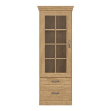 Wohnwand >Kalamaria< in Waterford Eiche - 357,5x205,1x47cm (BxHxT)