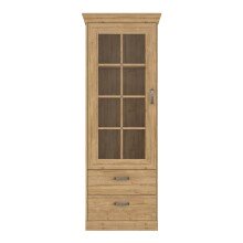 Wohnwand >Kalamaria< in Waterford Eiche - 357,5x205,1x47cm (BxHxT)