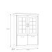 Wohnwand >Kalamaria< in Waterford Eiche - 357,5x205,1x47cm (BxHxT)