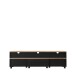 TV-Board >Limnos< in Schwarzeiche - 161,6x48,5x41,3cm (BxHxT)