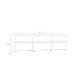 TV-Board >Limnos< in Schwarzeiche - 161,6x48,5x41,3cm (BxHxT)
