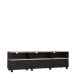 TV-Board >Limnos< in Schwarzeiche - 161,6x48,5x41,3cm (BxHxT)