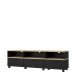 TV-Board >Limnos< in Schwarzeiche - 161,6x48,5x41,3cm (BxHxT)