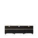 TV-Board >Limnos< in Schwarzeiche - 161,6x48,5x41,3cm (BxHxT)