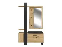 Kompaktgarderobe >Marousi< in Artisan Eiche -...