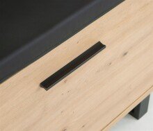 Kompaktgarderobe >Marousi< in Artisan Eiche - 119,8x198,2x43cm (BxHxT)