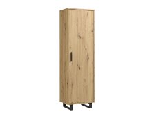Garderobenschrank >Marousi< in Artisan Eiche - 59,8x198,2x41,5cm (BxHxT)