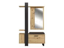 Garderoben-Set >Marousi< in Artisan Eiche -...