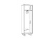 Garderoben-Set >Marousi< in Artisan Eiche - 189,6x198,2x43cm (BxHxT)