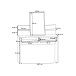Schminktisch >Rhodos< in Stabeiche - 114,5x146,1x39,7cm (BxHxT)